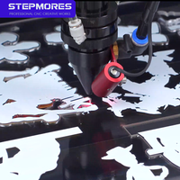 Machine de découpe et de gravure laser CO2 1325 avec caméra CCD pour le bois, le caoutchouc, l'acrylique et les matériaux non métalliques, avec refroidissement par eau, homologuée CE