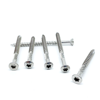 Kepala Oval Countersunk kepala Torx tipe 17 316 sekrup dek baja tahan karat untuk kayu komposit
