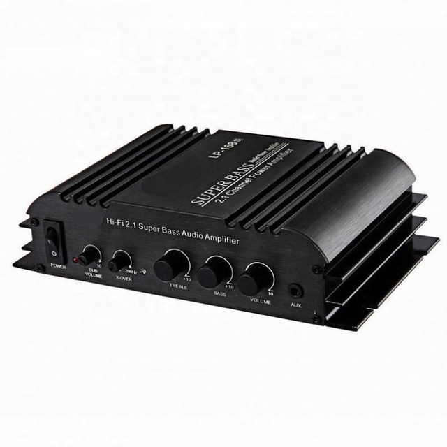 LP-168S LP-168HA  heavy bass 2.1 channel amplifier 12v Car power audio amplifier