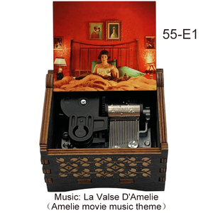 Francia <span class=keywords><strong>Amelie</strong></span> Music Box Theme La Valse D'<span class=keywords><strong>Amelie</strong></span> Musical Wind Up Regalo para niños Fans <span class=keywords><strong>de</strong></span> la película Año Nuevo Navidad - Product Image 2