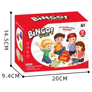 <span class=keywords><strong>Jeu</strong></span> de Bingo Éducatif pour Enfants BINGOGAME – Apprentissage des Mots en Anglais – <span class=keywords><strong>Jeu</strong></span> de Société en Plastique avec Fonctionnalités de Puzzle - Product Image 5