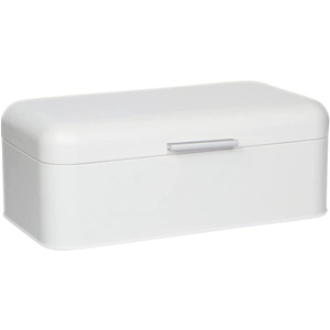 Large White Bread Box for Kitchen Countertop