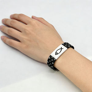 Factory NFC Bracelet RFID Wristband with Inspirational Bible Verse 13.56MHz Daily Scripture Reminder <b>Access</b> <b>Control</b> <b>Cards</b> - Product Image 2