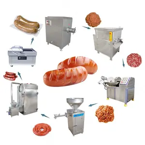 Embutidora de salchichas Automática Industrial ORME, línea de producción, Embutidora Chorizo, máquina para hacer salchichas, precio