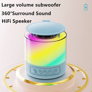 ลำโพงคาราโอเกะไร้สาย K19 <span class=keywords><strong>ส</strong></span>ำหรับโฮมเธียเตอ<span class=keywords><strong>ร์</strong></span> พร้อมไฟ RGB LED ใช้แบตเตอรี่ ลำโพงขนาดเล็กสำหรับร้องเพลง KTV รุ่นใช้ในบ้าน - Product Image 4