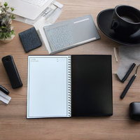 Comme Rocket Core Smart Notebook réutilisable B5 Notebook intelligent effaçable à chaud et humide avec application