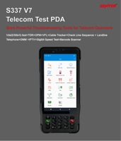 SENTER S337 V7 2024 nueva versión Android 12 PDA, PC de mano inteligente + MÓVIL con OPM,VFL,IPTV, simulación de televisión