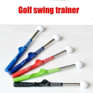 Golf Swing Stick Sensor Barras de impacto telescópicas Vocal Golf Swing Trainer Aid Practitioner Ribbon Training Practice Warm up Stick - Product Image 3
