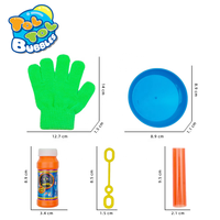 Ensemble de jouets élastiques à bulles rebondissantes tactiles avec gant magique pour enfants, jeu de fête en plein air, cadeau d'anniversaire d'été, activité