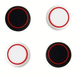Capuchon de joystick PS4/PS5, capuchon de manette de jeu PS3 double couleur en forme de champignon, capuchon de protection en silicone pour Switch 2ème génération - Product Image 1