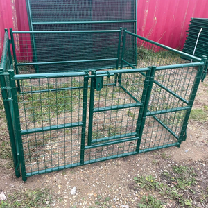 Panel de Alambre Soldado con Recubrimiento en Polvo Verde para Ganado, <span class=keywords><strong>Corral</strong></span> Portátil para Cabras, Ovejas y Perros - Product Image 4