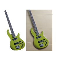 Guitare Basse Électrique Chinoise Mollo F-B400 en Peuplier Massif, Fourniture OEM, 4 Cordes, Manche en Érable de Haute Qualité, Sans Tête, Corne de Laurier