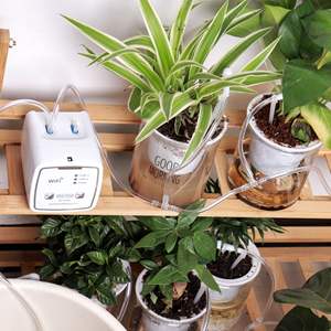 Système d'arrosage automatique intelligent WIFI à double pompe WD-01ADE pour plantes en pot, jardinage sur balcon, télécommande - Product Image 4