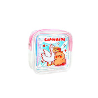 Capybara Quicksand Mini porte-monnaie portable PVC Laser dégradé changement de couleur sac de rangement