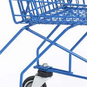 Youb thép không gỉ Xe Đẩy Tay Trọng lượng nhẹ cửa hàng tạp hóa siêu thị mua sắm giỏ hàng gấp mở ra tính năng nền tảng nhựa - Product Image 5