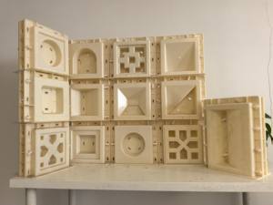 Moule en plastique ABS pour blocs de ventilation, nouveau design 2025, pour la construction de villas en extérieur, vente en gros en usine - Product Image 4