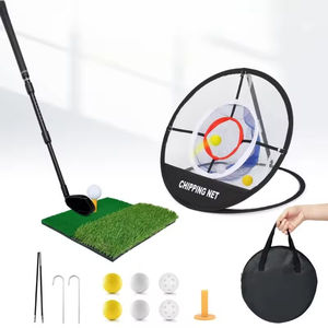 Hw Golf <span class=keywords><strong>Swing</strong></span> Trainer Chipping Net Set Opvouwbaar Indoor/Outdoor Oefensysteem Perfect Voor Chipping & Pitching Training - Product Image 2