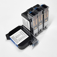 Personnalisable à séchage rapide solvant noir tij cartouche d'encre imprimante jet d'encre machine cartouche pour HP45