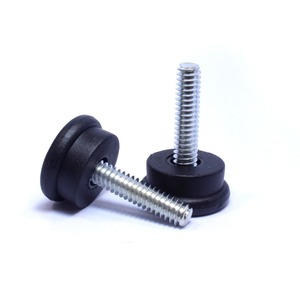 M12X50 M8X70 M6 مخصصة من البلاستيك المقاوم للصدأ كوب القدم الثقيلة آلة دوارة تسوية القدم - Product Image 4