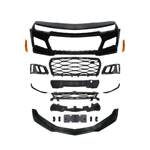 Nouveau kit carrosserie de haute qualité style ZL1 compatible avec Camaro 2019-2023, en PP injecté, comprenant pare-chocs <span class=keywords><strong>avant</strong></span>, calandre, lèvre de pare-chocs, jupes latérales et pare-chocs arrière - Product Image 2