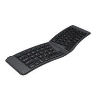 Clavier sans fil ergonomique pliable arabe-anglais rechargeable universel pour tablette Android, ordinateur portable, smartphone, ordinateur de bureau