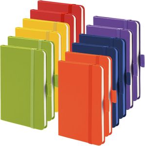 Carnets promotionnels personnalisés avec logo, en cuir PU, couverture rigide, format A6 pour étudiants, reliure rigide, journal/agenda A5 - Product Image 1