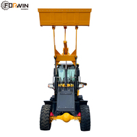 Herstellung Kleiner Knickgelenkter Lader 0,6CBM Frontlader-Schaufel FW915A Mini und Kompakter Radlader Chinesisch 1,5 Tonnen 5s 4s 1800mm