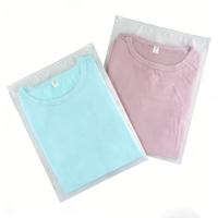 Sac en plastique PE à fermeture éclair personnalisé avec logo imprimé, écologique, résistant à l'humidité, pour t-shirts, chaussures et vêtements, avec fermeture éclair givrée