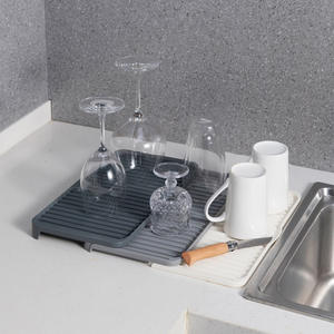 Bandeja <span class=keywords><strong>de</strong></span> <span class=keywords><strong>escurridor</strong></span> extensible para cocina, estante <span class=keywords><strong>de</strong></span> secado <span class=keywords><strong>de</strong></span> tazas y <span class=keywords><strong>platos</strong></span> - Product Image 4