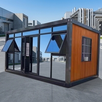 Maison conteneur SKYLINE en kit à vendre – Prix bas, maison préfabriquée prête à l'emploi, mini-maison de luxe, appartement modulaire en verre, boutique