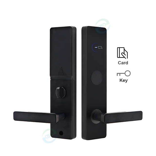 High Class Smart Hotel Lock RFID Key Smart Card ANSI Standard Mortise Electronic Door Lock with Management Software