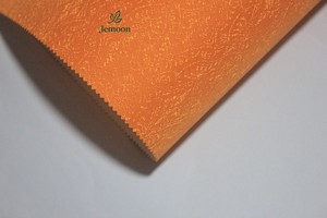 Sbucce di carta a contatto di colore arancione tinta unita lucida e Stick autoadesivo rotolo di pellicola in vinile <span class=keywords><strong>per</strong></span> la cucina tessuto testurizzato carta da <span class=keywords><strong>parati</strong></span> - Product Image 3