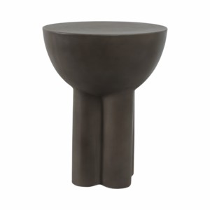 Tavolino Scultoreo in Cemento per Soggiorno o Camera da Letto, Comodino Decorativo per Piccoli Spazi, Casa e Patio - Product Image 2