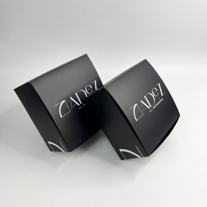 Caja de correo negra personalizada con logo impreso, caja de envío corrugada, caja de cartón plegable, caja de regalo para empaque de productos cosméticos y de belleza - Product Image 3