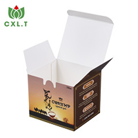 Umweltfreundliche Starre Schokoladenverpackungsbox mit Individuellem Logo, Goldfolie & Matt-Laminierung für Geburtstags- und Hochzeitsgeschenke