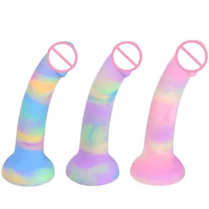 गर्म बिक्री मीठा बादल श्रृंखला नरम सिलिकॉन Dildo के लिए रंगीन अनुकूलित सेक्स खिलौने महिला Masturbations