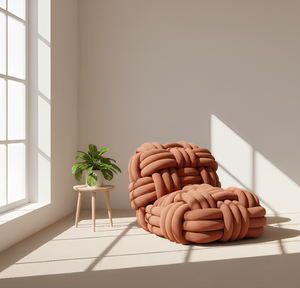 Cojín de Sofá <span class=keywords><strong>Art</strong></span>ístico de Lujo con Tejido de Nudos Italianos, Relleno de Terciopelo, Un Solo Asiento para Sala de Estar - Product Image 2