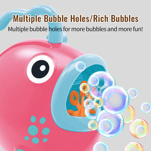 Máquina de Burbujas Manual con Diseño de Tren y Peces, 110g de Solución para Burbujas, Juguete para Niños Pequeños, Diversión de Verano al Aire Libre - Product Image 3