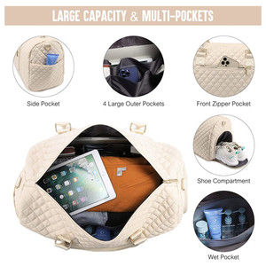 Custom Fashion Weekend <b>Duffle</b> <b>Bag</b> Hot Sales Duffel <b>Bags</b> Carry-on Overnight Wet Pocket Gym Travel <b>Bag</b> - Product Image 5