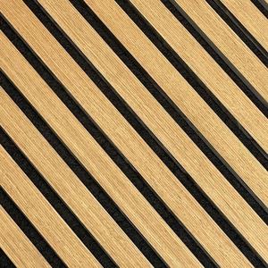 Panneau acoustique mural en placage de bois naturel écologique moderne SANYUAN, best-seller, NRC 80%, couleur personnalisée pour le hall d'hôtel - Product Image 2