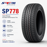 Pneu radial de voiture 195/65R15 à faible bruit pour taxi et conduite urbaine, vente en gros d'usine, pneu PCR à faible bruit de 13 à 17 pouces pour véhicules à haut kilométrage