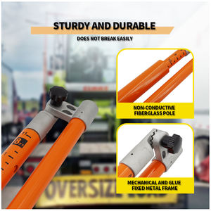 Varilla Medidora de Altura de Carga Resistente de 13 Pies y 6 Pulgadas con Poste Ajustable - Product Image 6