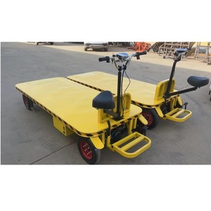 Electric <strong>Flat</strong> Transport Vehicle Used Golf <strong>Cart</strong> Rear Seat Electric Cargo Trolley - Product Image 4