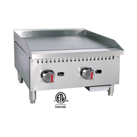 Certificat ETL approuvé en acier inoxydable 48 "plaque chauffante à gaz de comptoir équipement commercial pour restaurant et cuisine