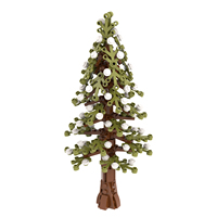 MOC3026 Árbol de Abeto, Planta de Selva, Arbusto Verde, Hoja de Abeto, Ladrillos de Construcción Educativos, Sets de Juguetes para Niños