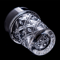 Mug à thé en verre cristal moderne réutilisable personnalisable de 100 ml, qualité supérieure, compatible lave-vaisselle, cadeau d'affaires, vaisselle