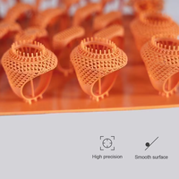 Bijoux en résine photopolymère d'impression 3D/moule en silicone