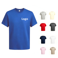 T-shirt personnalisé 100 % coton, impression sérigraphique, OEM, t-shirt basique en coton noir, surdimensionné, vente en gros, t-shirt graphique pour homme