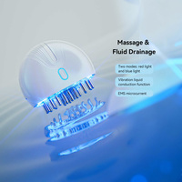 Appareil facial à micro-courant EMS PM155, lumière rouge 650 nm, lumière bleue 460 nm, massage par vibration, conduction liquide, 87 g, TYPE-C