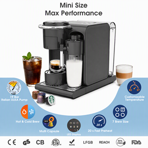 Cafetera de Cápsulas One Touch con Tanque de Leche Extraíble, Control de Temperatura PID, para Uso Doméstico - Product Image 2